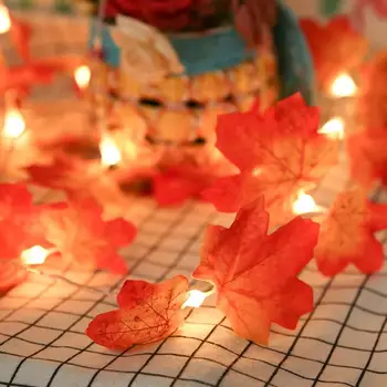 2m Maple Leaf Shaped Fairy Strings Battery Powered 20LED LED String Lamps Lighting for Party Home Wedding Decorations
2m Maple Leaf Shaped Fairy Strings Battery Powered 20LED LED String Lamps Lighting for Party Home Wedding Decorations