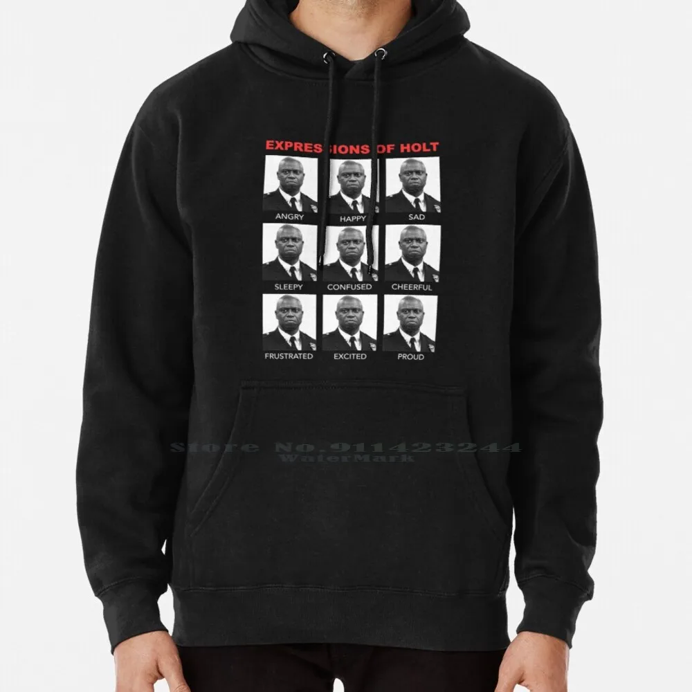 

Expressions Of Holt Hoodie Sweater 6xl Cotton Captain Holt Brooklyn Nine Nine Brooklyn 99 Jake Peralta Amy Santiage Tv Vader