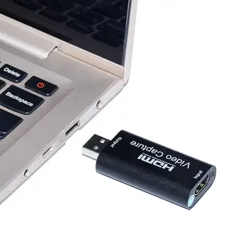 

Rullz Mini Video Capture Card USB 2.0 HDMI Video Grabber Record Box fr PS4 Game DVD Camcorder HD Camera Recording Live Streaming
