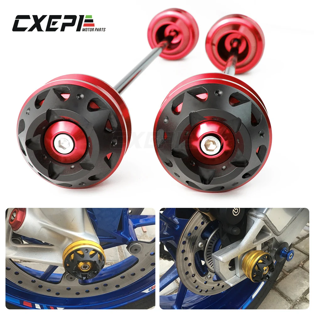 Motorcycle Front & Rear Wheel Axle Fork Slider Cap Crash Protector for Yamaha MT FZ 07 FZ-07 MT-07 FZ07 MT07 2014 2015 2016
Motorcycle Front & Rear Wheel Axle Fork Slider Cap Crash Protector for Yamaha MT FZ 07 FZ-07 MT-07 FZ07 MT07 2014 2015 2016