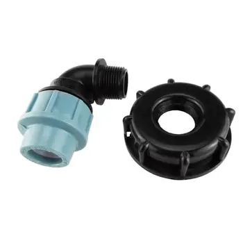 Garden Pipe Elbow Connector To 25mm Angled MDPE Compression Fitting For IBC Tank 72XD
Garden Pipe Elbow Connector To 25mm Angled MDPE Compression Fitting For IBC Tank 72XD