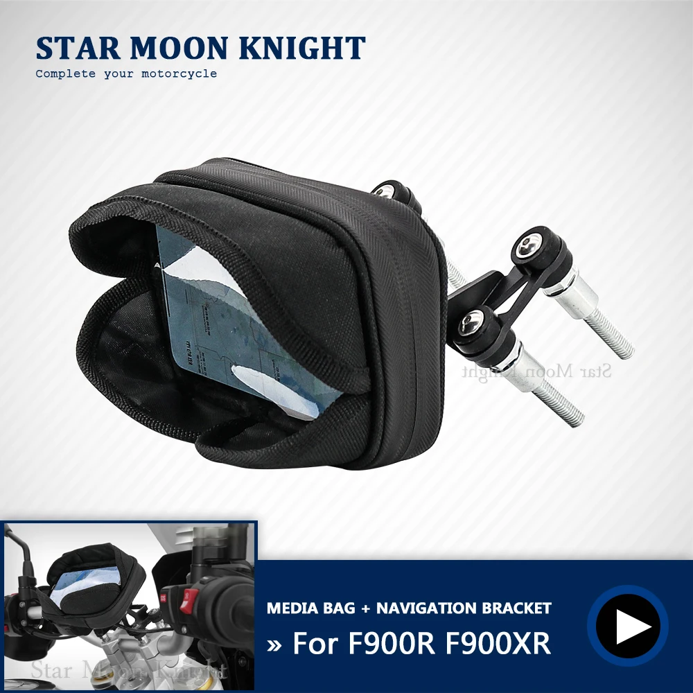 FOR BMW F900R F900XR F 900 R Motorcycle Mobile Phone GPS Plate Bracket Phone Holder Media Bag Navigation Bracket Waterproof bag
FOR BMW F900R F900XR F 900 R Motorcycle Mobile Phone GPS Plate Bracket Phone Holder Media Bag Navigation Bracket Waterproof bag