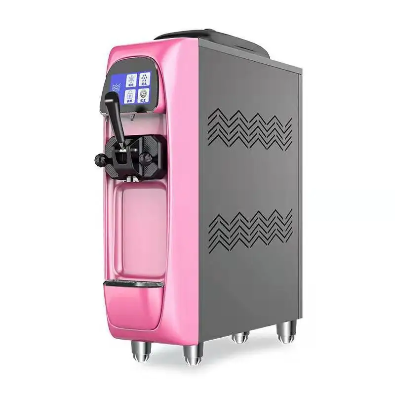 Single Head Mini Soft Ice Cream Machine 16-22L / Hour Automatic Maker Digital Display 220V | Бытовая техника