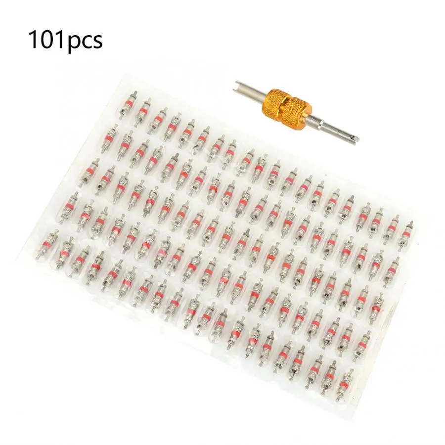 101pcs Repair Tools Set Automobile Tire Valve Core Stem Replacement Repair Tool Kit Attached To A Movable Meet Your Needs
101pcs Repair Tools Set Automobile Tire Valve Core Stem Replacement Repair Tool Kit Attached To A Movable Meet Your Needs