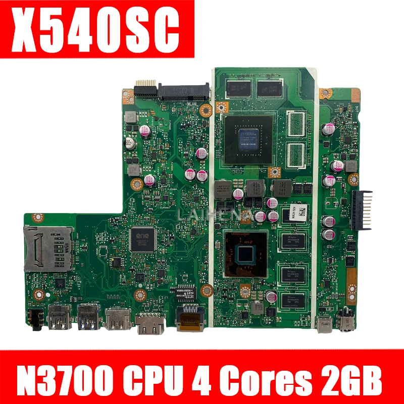 SAMXINNO For ASUS X540SC D540S X540S X540 Laotop Mainboard X540SC Motherboard W/ N3700/4 cores CPU 2GB RAM
SAMXINNO For ASUS X540SC D540S X540S X540 Laotop Mainboard X540SC Motherboard W/ N3700/4 cores CPU 2GB RAM