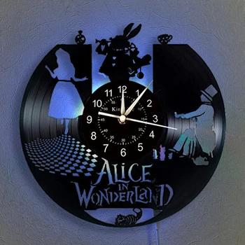 Alice In Wonderland Vinyl Record Wall Clock Home Decor LED Clock | Gift Ideas for Friends and Kids | Unique Modern Art.
Alice In Wonderland Vinyl Record Wall Clock Home Decor LED Clock | Gift Ideas for Friends and Kids | Unique Modern Art.