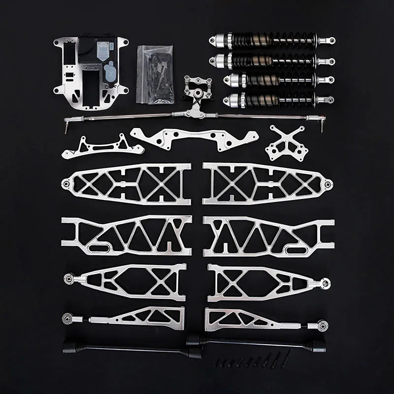 Upgrade Parts Metal Conversion Kit for BAJA-MAX Extended Suspension Arm Shock Absorber Symmetric Steering System
Upgrade Parts Metal Conversion Kit for BAJA-MAX Extended Suspension Arm Shock Absorber Symmetric Steering System