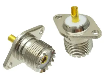 10PCS Connector SL16 UHF SO239 female JACK 2-holes Flange solder Panel mount For Radio RF COAXIAL
10PCS Connector SL16 UHF SO239 female JACK 2-holes Flange solder Panel mount For Radio RF COAXIAL