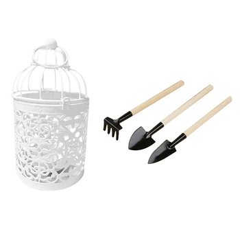 1 Pcs Moroccan Lantern Votive Candle Holder & 3 Pcs Portable Mini Garden Tools Kit Small Shovel Hoe Gardening Tools
1 Pcs Moroccan Lantern Votive Candle Holder & 3 Pcs Portable Mini Garden Tools Kit Small Shovel Hoe Gardening Tools
