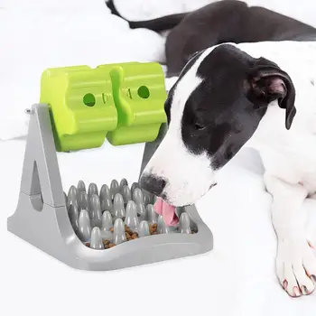 Interactive Dog Cat Puzzle Toy Nontoxic Slow Feeder Roller Leaking Device, Rotatable Automatic Feeder for Pets Healthy Eating
Interactive Dog Cat Puzzle Toy Nontoxic Slow Feeder Roller Leaking Device, Rotatable Automatic Feeder for Pets Healthy Eating