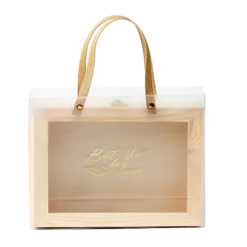 Wedding Gift Box Transparent Wooden Box Candy Goodies Storage Boxes Khaki
Wedding Gift Box Transparent Wooden Box Candy Goodies Storage Boxes Khaki