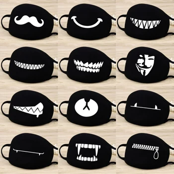 Black Funny Dustproof Mouth Face Mask Fashion Unisex Korean Style Cycling Dust-proof Cotton Facial Protective Cover Masks
Black Funny Dustproof Mouth Face Mask Fashion Unisex Korean Style Cycling Dust-proof Cotton Facial Protective Cover Masks