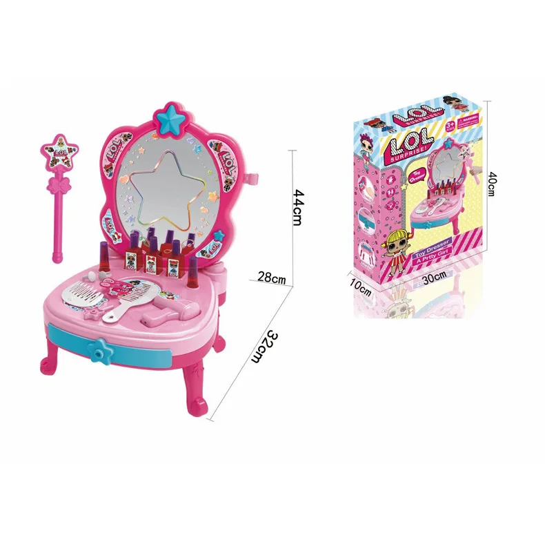 Children Model Dresser Light Included Light Music Play House Toys GIRL'S Accessories Cosmetics Play Set Series
Children Model Dresser Light Included Light Music Play House Toys GIRL'S Accessories Cosmetics Play Set Series