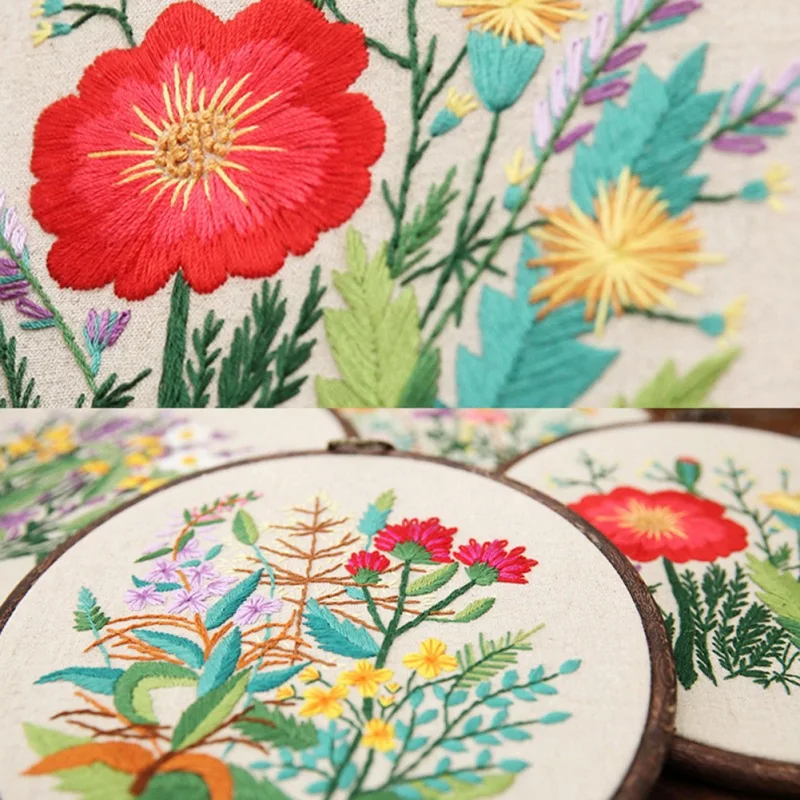 Plant Flower Practical Handcraft Cross Stitch Embroidered Package for Beginner Adults Kids with Embroidery Hoop
Plant Flower Practical Handcraft Cross Stitch Embroidered Package for Beginner Adults Kids with Embroidery Hoop