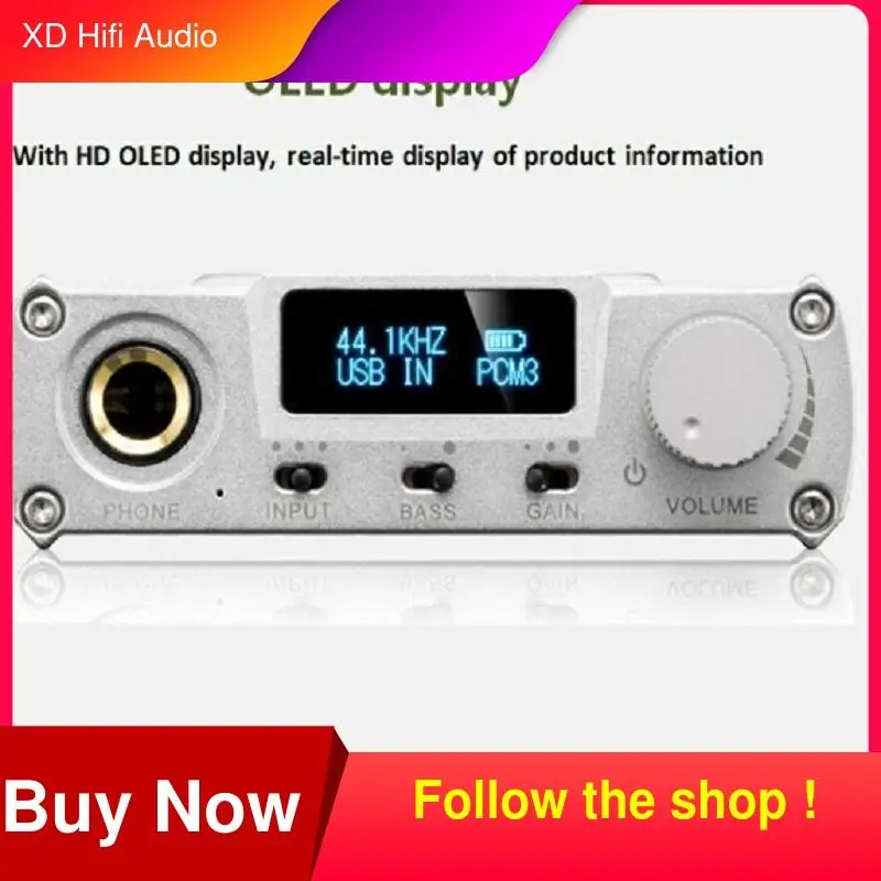 

DSD256 PCM 384KHZ XD-05 DSD Decoding Headphone AMP 32bit/384khz Native Portable Audio DXD DAC With OLED Display Player Amplifier