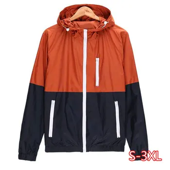 Windbreaker Men Casual Spring Autumn Lightweight Jacket 2020 New Arrival Hooded Contrast Color Zipper up Jackets Outwear Cheap
Windbreaker Men Casual Spring Autumn Lightweight Jacket 2020 New Arrival Hooded Contrast Color Zipper up Jackets Outwear Cheap