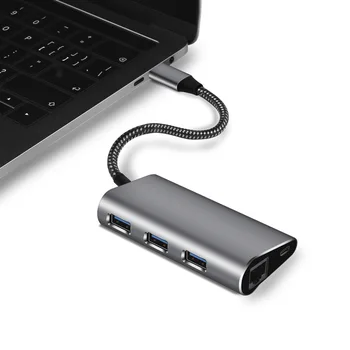 Type-C to network card 3.1 USB to RJ45 Gigabit network card + 3.0 USB HUB free driver
Type-C to network card 3.1 USB to RJ45 Gigabit network card + 3.0 USB HUB free driver