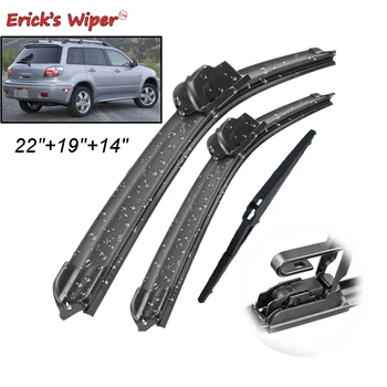 Erick's Wiper Front & Rear Wiper Blades Set Kit For Mitsubishi Outlander MK1 2003-2007 Windshield Windscreen 22"+19"+14"
Erick's Wiper Front & Rear Wiper Blades Set Kit For Mitsubishi Outlander MK1 2003-2007 Windshield Windscreen 22"+19"+14"