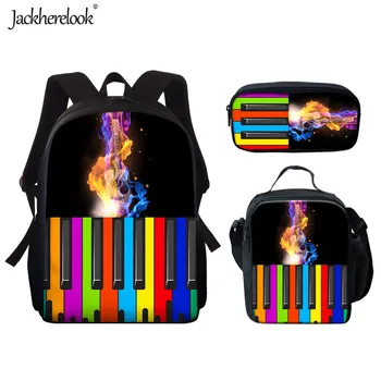 Jackherelook Rainbow Piano Guitar Pattern School Bag for Kids Big Capacity Multi Function Shoulder Backpack Rucksack Mochilas 
Jackherelook Rainbow Piano Guitar Pattern School Bag for Kids Big Capacity Multi Function Shoulder Backpack Rucksack Mochilas