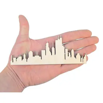 Wooden City Skyline (15cm) Shape Art Projects Craft Decoration Gift Decoupage Ornament Craft Supply Unpainted 0373
Wooden City Skyline (15cm) Shape Art Projects Craft Decoration Gift Decoupage Ornament Craft Supply Unpainted 0373