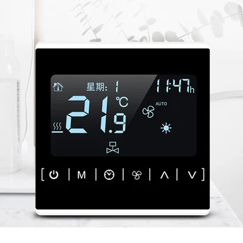 85~260V AC Fan Coil Thermosatat Central Air Conditioning Water Heating Actuator Control Temperature Controller
85~260V AC Fan Coil Thermosatat Central Air Conditioning Water Heating Actuator Control Temperature Controller