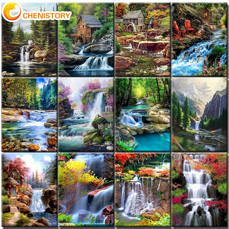 CHENISTORY DIY Pictures By Numbers Landscape Painting By Number Waterfall Drawing On Canvas HandPainted Painting Home Decor Gift
CHENISTORY DIY Pictures By Numbers Landscape Painting By Number Waterfall Drawing On Canvas HandPainted Painting Home Decor Gift
