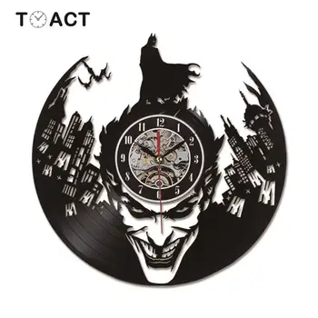 Batman Vinyl Record Wall Clock Modern Design 3D Vinyl LED Clocks with 7 Colors Change CD Classic Wall Watch Hanging Home Decor
Batman Vinyl Record Wall Clock Modern Design 3D Vinyl LED Clocks with 7 Colors Change CD Classic Wall Watch Hanging Home Decor