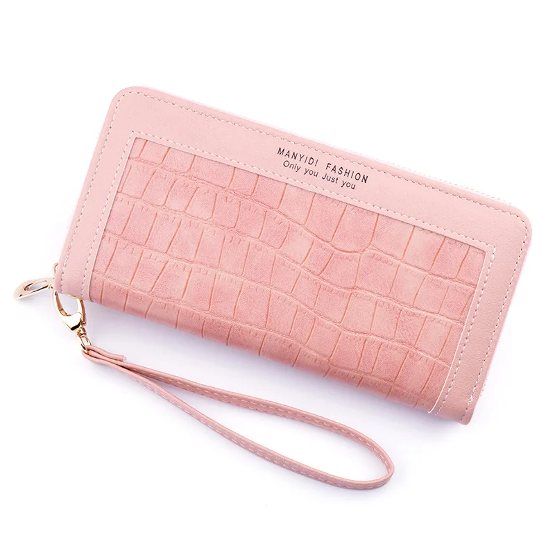 New style ladies wallet long zipper crocodile pattern stitching clutch bag large capacity mother soft leather wallet mobile
New style ladies wallet long zipper crocodile pattern stitching clutch bag large capacity mother soft leather wallet mobile