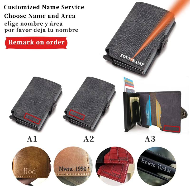 2020 Credit Custom card Cardholder Case with Name Customize Credit Card Holder Metal Minimalist Wallet Men Card Holder Wallet
2020 Credit Custom card Cardholder Case with Name Customize Credit Card Holder Metal Minimalist Wallet Men Card Holder Wallet