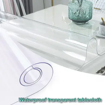 Soft Glass Tablecloth Transparency PVC table cloth Waterproof Oilproof Kitchen Dining table cover for rectangular table 1.0mm
Soft Glass Tablecloth Transparency PVC table cloth Waterproof Oilproof Kitchen Dining table cover for rectangular table 1.0mm