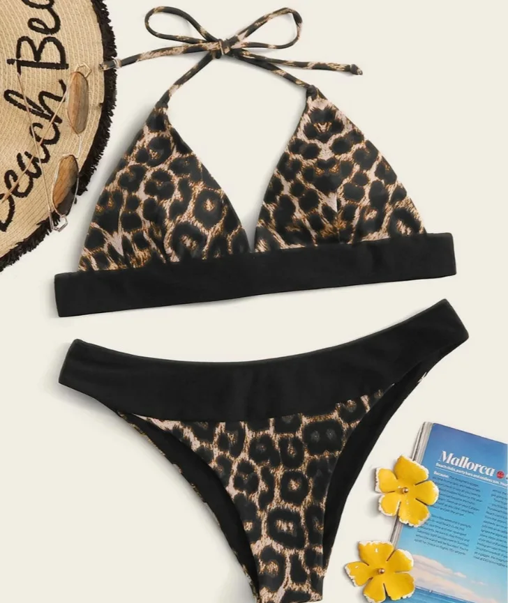 2020 Leopard Print Low Rise Mini Bikini Set 2 Piece Swimsuit Women Bandage Bikini Push-up Padded Brazilian Swimsuit Beach Wear
2020 Leopard Print Low Rise Mini Bikini Set 2 Piece Swimsuit Women Bandage Bikini Push-up Padded Brazilian Swimsuit Beach Wear