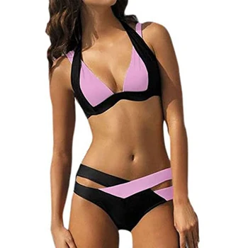 Sexy Women Bikini Set Swimsuit Padded Push-up Bra Triangle Swimwear Bathing Suit 
Sexy Women Bikini Set Swimsuit Padded Push-up Bra Triangle Swimwear Bathing Suit