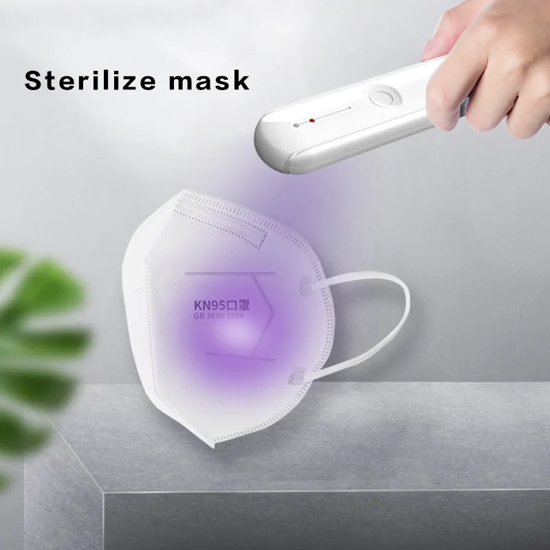 

UV Antivirus Mini Portable Charge Double UVC Sterilization Mask Disinfection Lamp for Home Office Travel Sterilizer Ultraviolet