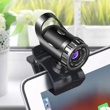USB Webcam Built-in Microphone 360 Degree Rotating Web Camera Clip-on for Laptop
USB Webcam Built-in Microphone 360 Degree Rotating Web Camera Clip-on for Laptop