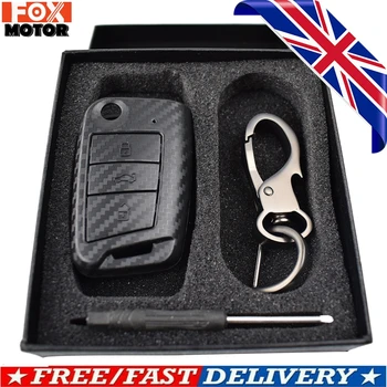 Carbon Fiber Style Car Remote Key Shell Cover Fob Case For VW Polo Golf 7 Tiguan For SEAT Ateca Leon Ibiza Key Ring Keychain
Carbon Fiber Style Car Remote Key Shell Cover Fob Case For VW Polo Golf 7 Tiguan For SEAT Ateca Leon Ibiza Key Ring Keychain