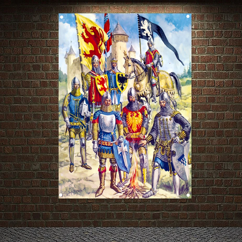 Vintage Knights Templar Fantasy Art Posters Wall Decor Crusader Banner Flag Wall Sticker Canvas Painting Mural Home Decoration 9
Vintage Knights Templar Fantasy Art Posters Wall Decor Crusader Banner Flag Wall Sticker Canvas Painting Mural Home Decoration 9