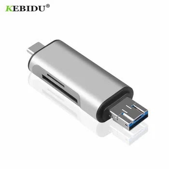 KEBIDU 5-in-1 USB 2.0 TF Memory Card Reader Adapter Type C OTG Card Reader With USB Female Interface For PC Computer
KEBIDU 5-in-1 USB 2.0 TF Memory Card Reader Adapter Type C OTG Card Reader With USB Female Interface For PC Computer