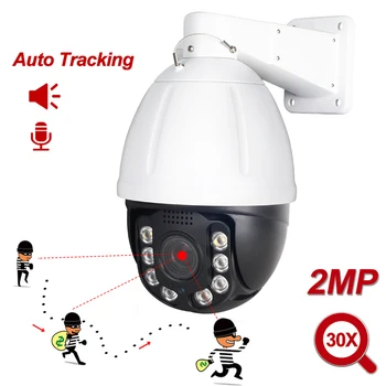 2MP WiFi 30X ZOOM Humanoid Auto Track IR PTZ Speed Onvif IP Camera Humanoid Recognition Build in MIC Speaker 128GB SD Card
2MP WiFi 30X ZOOM Humanoid Auto Track IR PTZ Speed Onvif IP Camera Humanoid Recognition Build in MIC Speaker 128GB SD Card