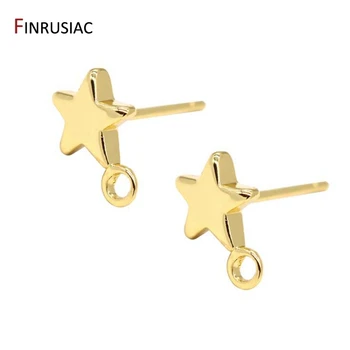 Wholesale DIY Making Earrings Craft Jewelry Accessories 14k Gold Plated Small Star / Pentagram Earring Hook Clasps
Wholesale DIY Making Earrings Craft Jewelry Accessories 14k Gold Plated Small Star / Pentagram Earring Hook Clasps