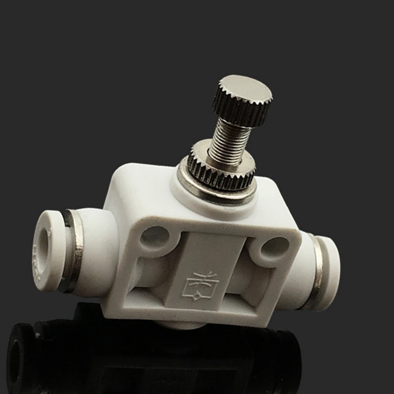 Throttle Valve Airflow Restriction Speed Controle Tube Pneumatic Push In Fitting Adjustable valve Tool JCX9276
Throttle Valve Airflow Restriction Speed Controle Tube Pneumatic Push In Fitting Adjustable valve Tool JCX9276