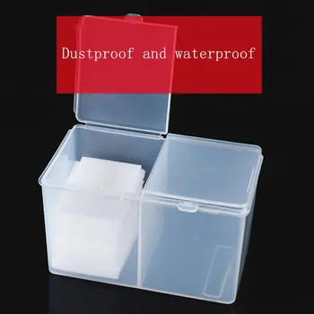 Cotton Swab Pad Container Polish Gel Remover Storage Case Twin Well Empty Grids Nail Art Box Holder Dust-proof Makeup Organizer
Cotton Swab Pad Container Polish Gel Remover Storage Case Twin Well Empty Grids Nail Art Box Holder Dust-proof Makeup Organizer