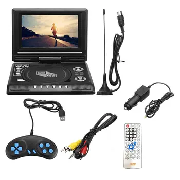 7.8 Inch Portable HD TV Home Car DVD Player VCD CD MP3 DVD Player USB Cards RCA TV Portatil Cable Game 16:9 Rotate LCD Screen
7.8 Inch Portable HD TV Home Car DVD Player VCD CD MP3 DVD Player USB Cards RCA TV Portatil Cable Game 16:9 Rotate LCD Screen