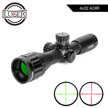 4X32 AOIR Hunting Optics Scope Compact Tactical Wide Angle Riflescopes Mil Dot Illuminated Reticle Turrets Reset Rifle Scope
4X32 AOIR Hunting Optics Scope Compact Tactical Wide Angle Riflescopes Mil Dot Illuminated Reticle Turrets Reset Rifle Scope