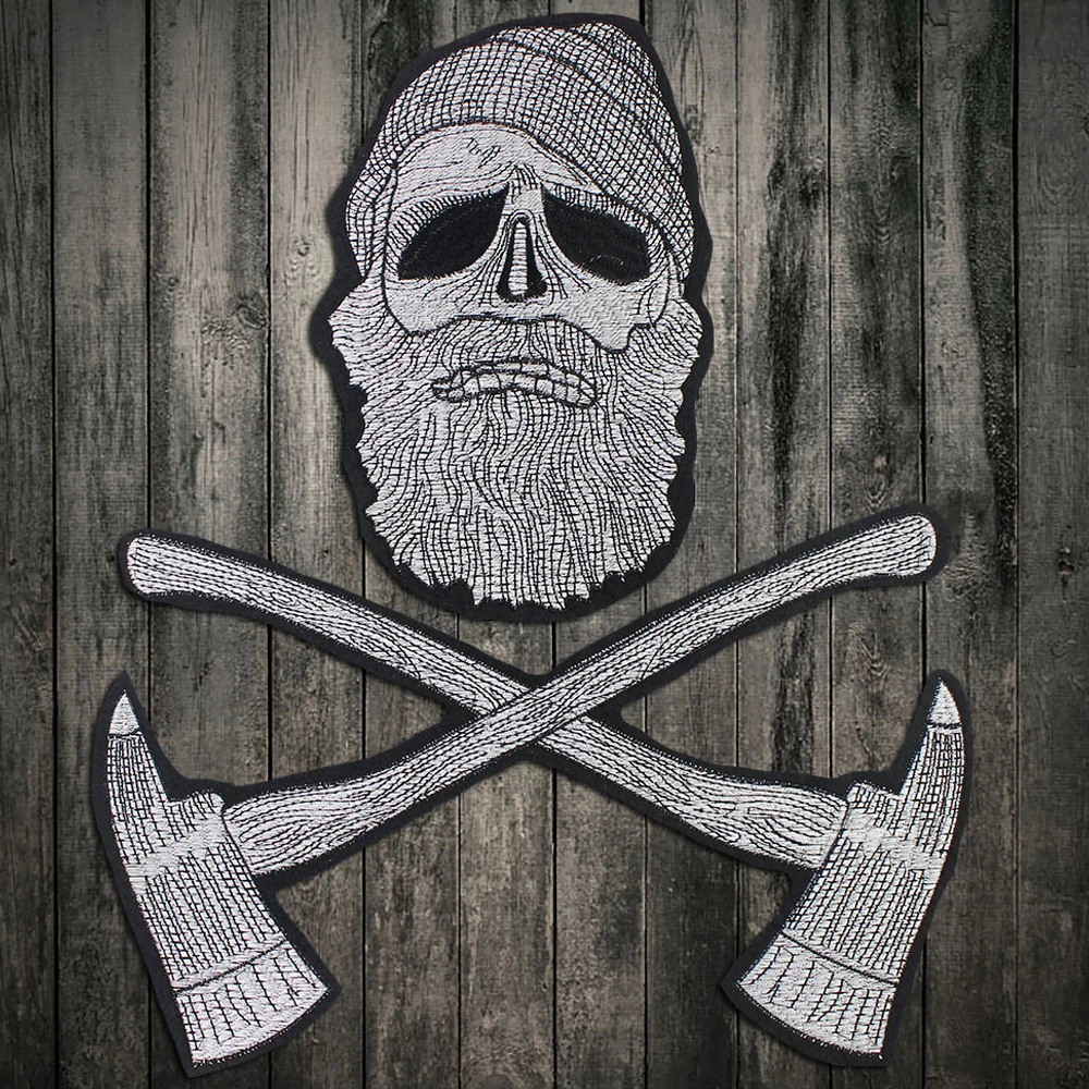 Нашивка Cowboy the man ax куртка на спине с вышивкой большой нашивка оружие бейдж для