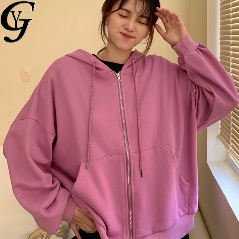 Zipper Hoodie Women Casual Loose Plus Size Hoodies Ulzzang Kawaii Solid Jacket Sweatshirt Fall Long Sleeve Zip Up Sweatshirt Top
Zipper Hoodie Women Casual Loose Plus Size Hoodies Ulzzang Kawaii Solid Jacket Sweatshirt Fall Long Sleeve Zip Up Sweatshirt Top