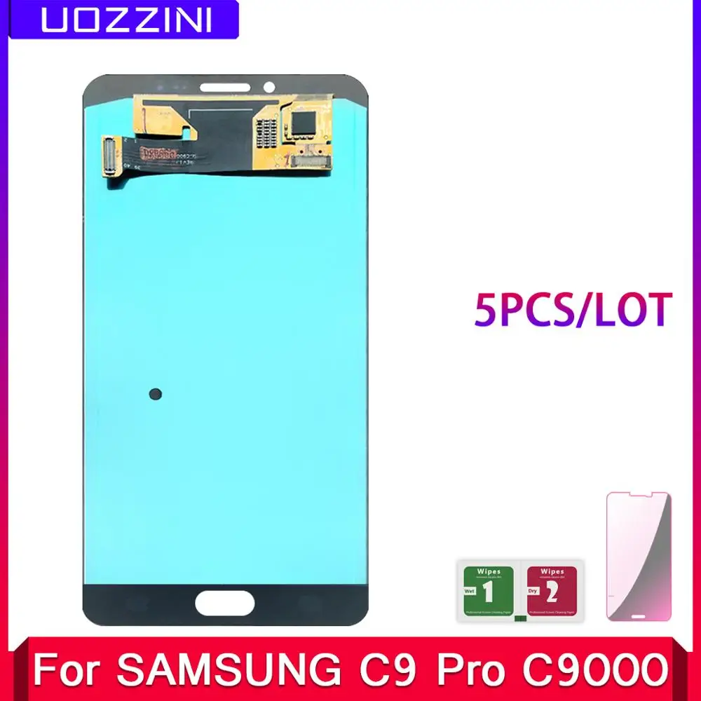 5 Pcs/Lot Super AMOLED For Samsung Galaxy C9 Pro C9000 LCD Display Touch Screen Digitizer Assembly Replacement
5 Pcs/Lot Super AMOLED For Samsung Galaxy C9 Pro C9000 LCD Display Touch Screen Digitizer Assembly Replacement