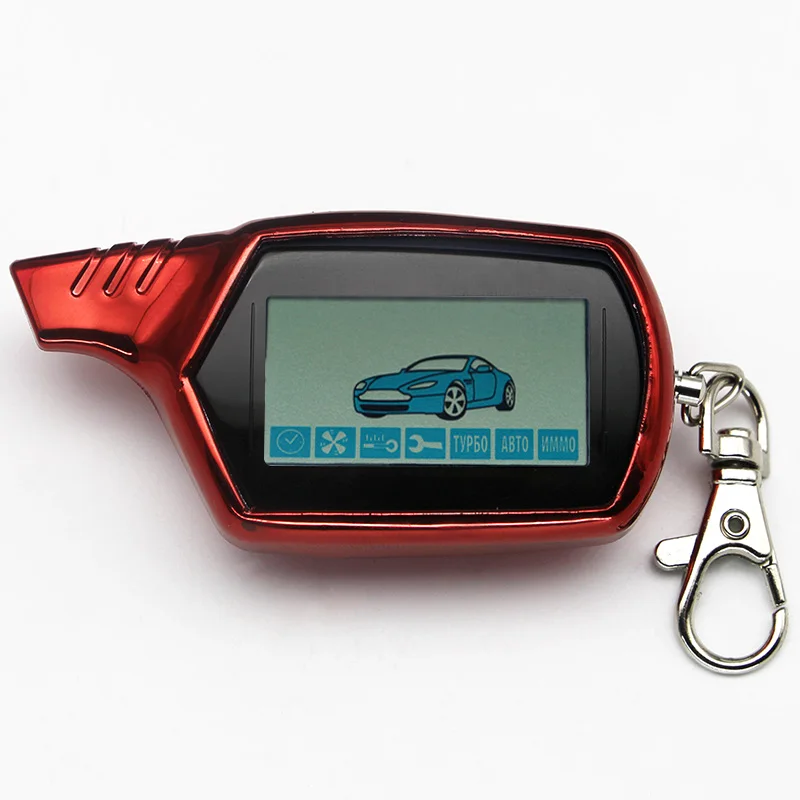 2-way A91 Lcd Remote Control Key Fob Chain keychain+TPU Protective Cover for Vehicle Security starline A91 Car Alarm System
2-way A91 Lcd Remote Control Key Fob Chain keychain+TPU Protective Cover for Vehicle Security starline A91 Car Alarm System