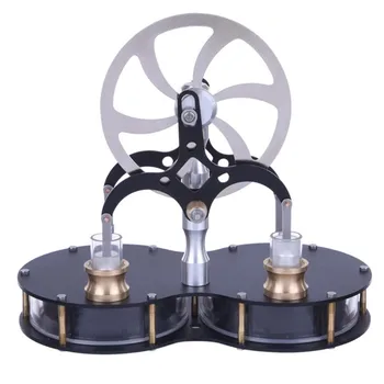 DIY Peanut Shaped Double Cylinder Low Temperature Difference Engine Model Science Educational Student Experiment Learning Tool
DIY Peanut Shaped Double Cylinder Low Temperature Difference Engine Model Science Educational Student Experiment Learning Tool