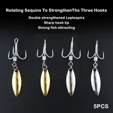 1pcs Sea Fishing Triple Thened Three Hooks Reflective Shore Hook Color Fish Rotating Iron Tin Sea Sequined Fishing Bait Cas B2p0
1pcs Sea Fishing Triple Thened Three Hooks Reflective Shore Hook Color Fish Rotating Iron Tin Sea Sequined Fishing Bait Cas B2p0