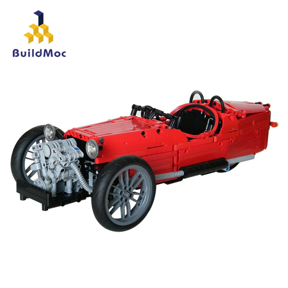 BuildMoc City technic Motorcycle 0035 Morgan Three Wheeler racing sets Building Blocks City DIY Creative Bricks Educational Kids
BuildMoc City technic Motorcycle 0035 Morgan Three Wheeler racing sets Building Blocks City DIY Creative Bricks Educational Kids